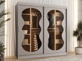 Ντουλάπα Bahrajn III 200 συρόμενη-Cashmere