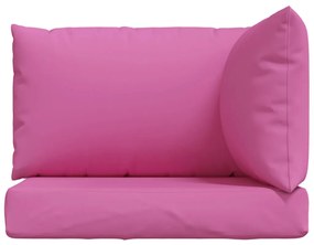 vidaXL Μαξιλάρια Παλέτας 3 τεμ. Ροζ από Ύφασμα Oxford