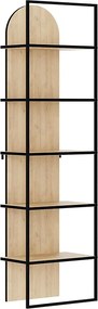 Βιβλιοθήκη Archy Megapap χρώμα sapphire oak 53x31,7x180εκ.