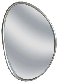 Καθρέπτης Τοίχου Stone 11-0173 35,6x2,5x53,3cm Silver Μέταλλο,Γυαλί