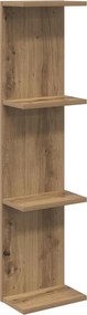 vidaXL Ράφι Τοίχου Artisan Δρυς 25 x 15 x 100 εκ Επεξεργασμένο Ξύλο