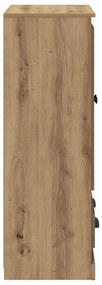 vidaXL Highboard Artisan Oak 60 x 35,5 x 103,5 εκ. Επεξεργασμένο ξύλο