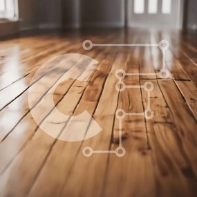 Intra Συλλεκτικό Ξύλινο Παζλ Plywood 4mm - Γυαλιστερό ξύλινο πάτωμα με σχέδιο ψαροκόκαλο Σε Ξύλινο Κουτί - Διαστάσεις Puzzle: 10x10 cm – 25 κομμάτια