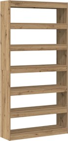 vidaXL Βιβλιοθήκη 6 επίπεδα 100 x 30 x 198 εκ. Επεξεργασμένο Ξύλο