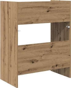 vidaXL Πίνακας DJ Artisan Δρυς 102 x 45 x 102 εκ. Επεξεργασμένο Ξύλο