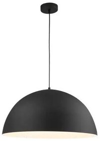 Κρεμαστό Φωτιστικό Οροφής Αλουμίνιο H120 Φ60 Eurolamp-144-27001-Μαύρο 144-27001