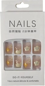 Αυτοκόλλητα νύχια σε διάφορα σχέδια - Press-on fake nails