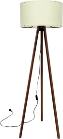 Φωτιστικό Δαπέδου Εκρού / Καφέ AYD 38x38x140