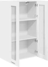 vidaXL Κρεμαστό ντουλάπι Λευκό 60 x 31 x 100 εκ. Επεξεργασμένο ξύλο