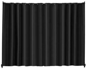 VEVOR Room Divider Portable Panel Room Divider with Wheels Privacy Screen Black