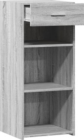 vidaXL Ντουλάπι Γκρι Sonoma 40x42,5x93 εκ. από Επεξεργασμένο Ξύλο
