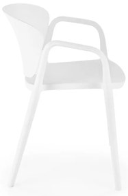 Dine 491 Καρεκλα Λευκό