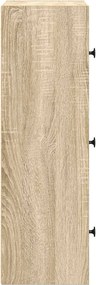 vidaXL Βιβλιοθήκη Sonoma Δρυς 40x24x77 εκ. από Επεξεργασμένο Ξύλο