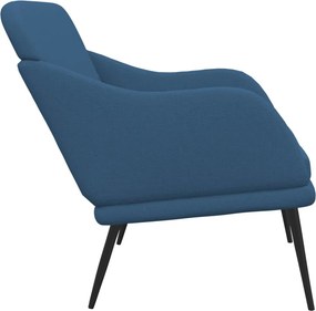 vidaXL Πάγκος Μπλε 110x76x80 εκ. Υφασμάτινος