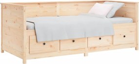 vidaXL Κρεβάτι ημέρας χωρίς στρώμα 75x190 cm Στερεό ξύλο πεύκο