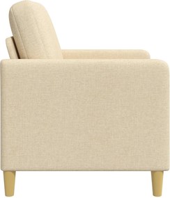vidaXL Καναπές με Αποθήκευση Κρεμ 72 x 78 x 87 εκ. Πολυεστέρας