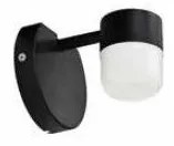 Απλίκα Φωτιστικό Τοίχου Μπάνιου LED 6,5W IP44 3000K Venus Panagoulas-40-12126-Μαύρο 40-12126