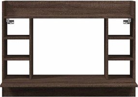 vidaXL Γραφείο Τοίχου Καφέ Δρυς 105x48x75 εκ. από Επεξεργασμένο Ξύλο