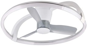 Ανεμιστήρας Οροφής Stockholm R64262131 Με Φως Led Και Τηλεχειριστήριο Φ73,5x23cm Dim Led 4300lm 37W White RL Lighting