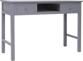 vidaXL Γραφείο Γκρι 110 x 45 x 76 εκ. Ξύλινο