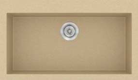 Sanitec Classic 333 (79×50) - Γρανιτένιος νεροχύτης - Granite Cappuccino