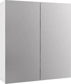 Καθρέπτης μπάνιου Binary Μegapap χρώμα λευκό 60x17,2x65εκ.