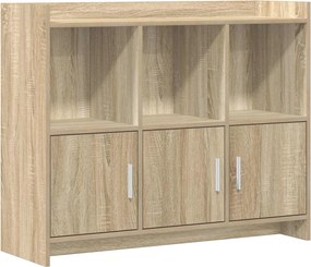 vidaXL Πλαϊνό γραφείο Sonoma Δρυς 98,5 x 33 x 80 εκ Επεξεργασμένο Ξύλο