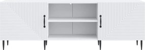 vidaXL Ντουλάπι TV Λευκό 150 x 31 x 50 εκ. Επεξεργασμένο Ξύλο