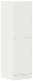 vidaXL Στήλη Κουζίνας Λευκή 38x41,5x131,5 εκ. από Επεξεργασμένο Ξύλο