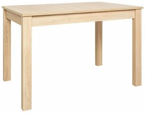 Τραπέζι Boston 481, Sonoma οξιά, 75x75x120cm, 29 kg, Επιμήκυνση, Πλαστικοποιημένη μοριοσανίδα | Epipla1.gr