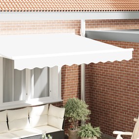 vidaXL Βαλάνς Τέντας για Σκελετό 3.5 μ Λευκή 3.3x0.2 μ