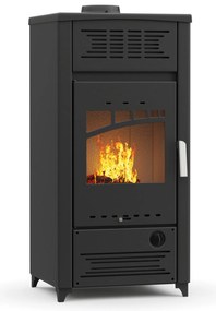 Thermogatz 02.200.057 GSA 17 Χαλύβδινη Ξυλόσομπα Αερόθερμη 17.1kW Μαύρη