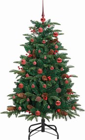 vidaXL Τεχνητό Χριστουγεννιάτικο Δέντρο με 150 LED Πράσινο 150 cm