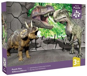 Παζλ 99τμχ Δεινόσαυροι Σε Κουτί 23x4x17εκ. Toy Markt 69-1779