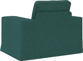 vidaXL Καναπές Σκούρο Πράσινο