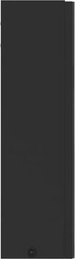vidaXL Καθρέφτης Μπάνιου με Ντουλάπι &amp; LED Μαύρο 60 x 13 x 52 εκ.