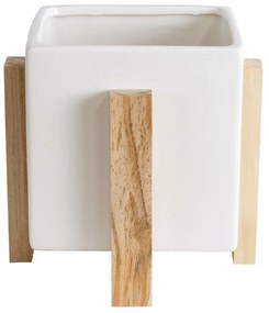 Κασπώ Valeta 20541 16x16cm White-Beige GloboStar Ceramic