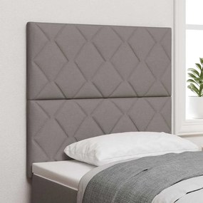 vidaXL Υφασμάτινο Κεφαλάρι Geometric με κεφαλάρι Taupe 100 cm ύφασμα