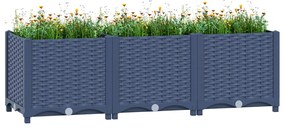 vidaXL Ζαρντινιέρα 120 x 40 x 38 εκ. από Πολυπροπυλένιο