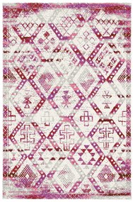 Χαλί Tikal Shaggy 5501 R Fuchsia-Grey Royal Carpet 160X235cm