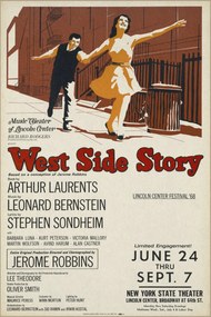 Εκτύπωση έργου τέχνης West Side Story, 1968 (Vintage Theatre Production), (26.7 x 40 cm)