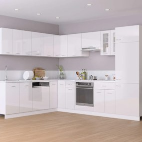 vidaXL Ντουλάπι Κρεμαστό Lyon Γυαλιστερό Λευκό 60x31x40εκ. από