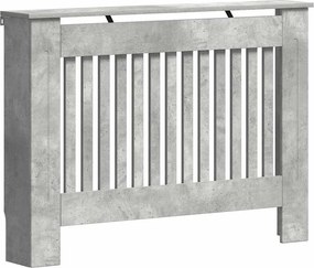 vidaXL Καπάκι Καλοριφέρ Σκυρόδεμα Γκρι 112 x 19 x 81,5 cm