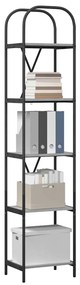 vidaXL Ράφι Βιβλίων Γκρι sonoma 40 x 30 x 183 εκ Επεξεργασμένο ξύλο