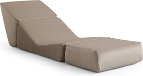 1-Seat Sofa-Bed Origami Convertable - Shiny Cream Shiny Cream
