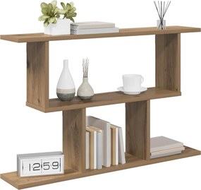 vidaXL Ράφι Τοίχου Artisan Δρυς 80 x 15 x 50,5 εκ