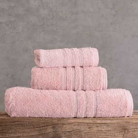 Πετσέτες Aria (Σετ 5τμχ) Powder Ρυθμός Towels Set 75x150cm 100% Cotton Foam