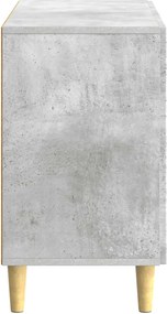 vidaXL Πλαϊνό γραφείο Γκρι Σκυροδέματος 89 x 34,5 x 60 εκ.