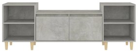 vidaXL Έπιπλο Τηλεόρασης Γκρι Σκυρ. 160x35x55 εκ. Επεξ. Ξύλο