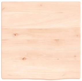 vidaXL Ράφι Τοίχου 40 x 40 x 2 εκ. από Ακατέργαστο Μασίφ Ξύλο Δρυός